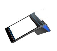 AMRTTWY Cash Register. Restaurant Register Equipment Integrated 8+2.4 Inch Dual Screen Tablet Register With Printer .POS Machine(Blue)