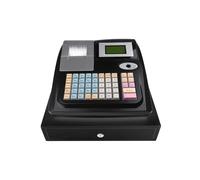 AMRTTWY Cash Register. Small Digital Keyboard Integrated Bill Supermarket Register .POS Machine(Black)