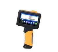 AMRTTWY Portable Printer. 12.7mm Multi-Color Portable Handheld Printer Fully Closed Body Text QR Barcode Batch Number Logo Date Label Printer .Home Office(Blue)