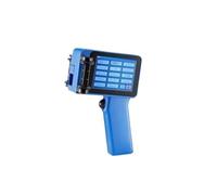 AMRTTWY Portable Printer. Handheld Inkjet Printer Small Portable With HD LED Touch Screen, 12.7mm Suitable For QR Code Barcode .Home Office(Blue)