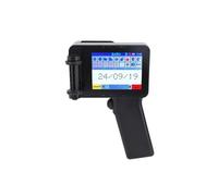 AMRTTWY Portable Printer. Handheld Inkjet Printer Small Portable With HD LED Touch Screen, 12.7mm Suitable For QR Code Barcode .Home Office(Black)