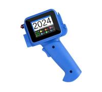 AMRTTWY Portable Printer. Mini Handheld Inkjet Printer 12.7mm for QR Barcode Batch Date Number Logo Expiry Date Coding Machine .Home Office(Green INK)