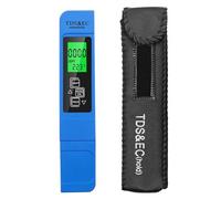 AMRTTWY TDS Meter, Digital Water Tester Tds Ec Pen Three In One Detection Conductivity Meter Liquid Quality(Blue With Backlight)