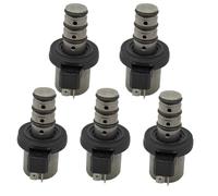 Amrxuts 5pcs F4A41 F4A42 F4A51 V4A51 Transmission Shift Solenoid Kit Set for Mitsubishi for Hyundai for Kia for Proton for Chrysler MD758981, 46313-39051, 4631339051