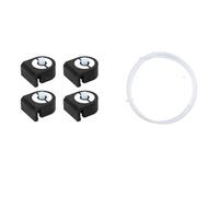 AMS 2 Pro Feed Port Protector Bam-bu La-b P2S/H2D/H2S 4pcs 8pcs 4mm OD PTFE White and Pipe Cutter kit Compatible with 3D Printer Accessories(Protecto Kit,1 kit)