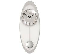 AMS 7416 modern wall clock with quartz movement/pendulum clock, 50 cm