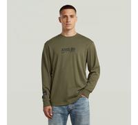 G-star Ams 89 Regular Fit Long Sleeve T-shirt Green XS Men