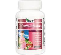 AMS Preconception Plus Capsules, Multivitamin for Women's Reproductive Health, Pack of 180's