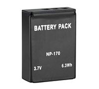 amsahr BT-ORDNP170-1CT Digital Replacement Camera and Camcorder Battery for Ordro NP-170/Ordro HDV-D325/HDV-D370/SPEED HD230Z/HD-230Z - Grey