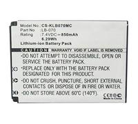 Amsahr Digital Battery for Kodak LB070, PIXPRO S-1,AZ651