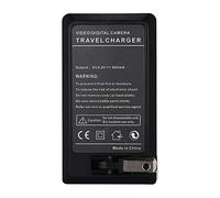Amsahr PANBLE9 Digital Replacement Mini Battery Travel Charger for Panasonic BLE9, DMW-BLE9, DMW-BLG10 Camera, Gray, 2.54 cm*5.08 cm*2.54 cm