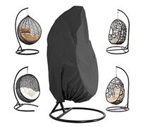 AMSAMOTION Patio Hanging Chair Cover - Waterproof Outdoor Hanging Egg Chair Cover with Durable Hem Cord, 210D Oxford Wicker Egg Swing Chair Cover Patio Swing Chair Cover 115cm D x 190cm H - Amazon Vine