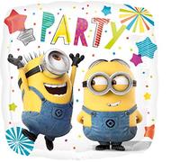 Amscan 10022868 Foil Balloon with Despicable Me Minion Design-1 Pc, Multicolour, Large