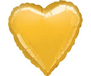 amscan 1058501 SD-H:Metallic Gold Heart