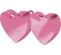 Amscan 11711-06 - Pink Double Heart Balloon Weight - 170g