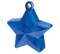 Amscan 117800-01 - Blue Star Balloon Weight - 150g, Size: 3.5 inch x 3.5 inch
