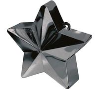 Amscan 117800-10 - Black Star Balloon Weight - 150g