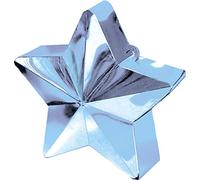 Amscan 117800-11 - Light Blue Star Balloon Weight - 150g, 170g