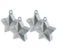 Amscan 117800-18 - Silver Star Balloon Weight - 150g (Pack of 4)