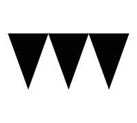 Amscan 120099-10-55 Banner Ppr Pennant Black