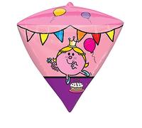 amscan 15-inch/ 38cm Little Miss and Friends Diamondz Foil Balloons