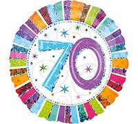 Amscan 1607301 18Ic:Radiant Birthday 70 Pris