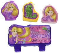 Amscan 171627 Tangled Birthday Candles, Wax, Pink
