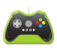 Amscan 172948-55 - Level Up Gamers Controller Kids Birthday Cake Candle - 9.5cm x 6.5cm