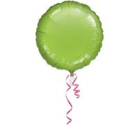 Amscan 18 Inch Plain Circular Foil Balloon Lime Green (One Size)