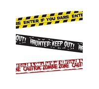 Amscan 190372 - Halloween Fright Tape Fright Banner Decoration Set - 9.1m