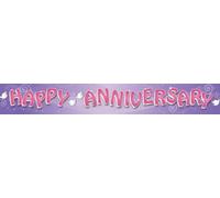 Amscan 2.7 m Holog Anniversary Banner Party Accessory