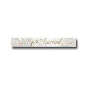 Amscan 2.7 m Holog Just Married Banner Party Accessory