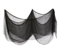 Amscan 220508 Black 6m Gauze Halloween Decoration Kit Spooky Party Draping Cloth Fabric Net