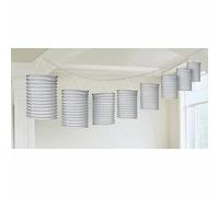 Amscan 22055-18-55 Grlnd Lntrn Ppr Silver