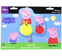 Amscan 2311401 - Peppa Pig Foil SuperShape Balloon - 22", Blue