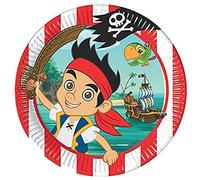 Unique Party Amscan 23cm Jake and Pirates Plates (Pack of 8)
