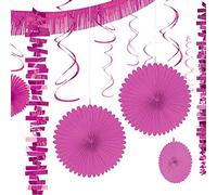 amscan 241700-103-55 Bright Pink Decoration Kit