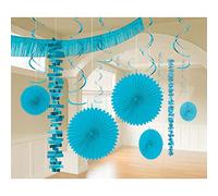 amscan 241700-54-55 Caribbean Blue Decoration Kit