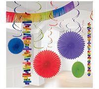 amscan 241700-90-55 Rainbow Decoration Kit