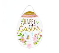 amscan 242566 Amscan - Easter Egg Hanging Party Decoration Sign MDF -34cm