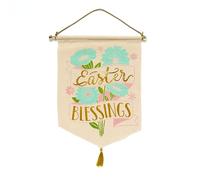 amscan 242569 Amscan - Easter Blessings Canvas Hanging Pennant Banner Party Decoration - 43cm