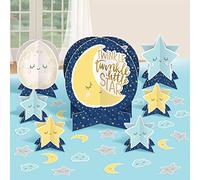 Amscan 282152 - Twinkle Little Star Baby's Birthday Party Table Decorating Kit & Confetti - 27 Pieces