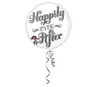 Amscan 2873201 17" Std Foil Balloon Happy Ever After Shimmer 1PK