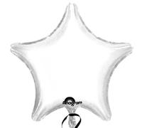 amscan 3059501 SD-S:Metallic White Star