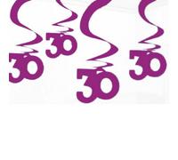 Amscan 30Th Birthday Swirl Decoration Pink (One Size)