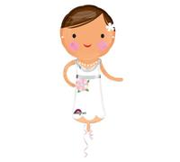 amscan 3123501 - Lovely Bride Foil SuperShape Balloon - 40"