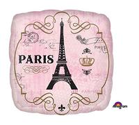 amscan 3485101 Standard D-S QA Day in Paris Foil Balloon