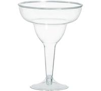 amscan 350102.86 Amscan Clear Hard Plastic Margarita Glasses 11oz, 20 Pcs
