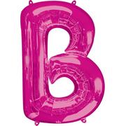 Amscan 3540401 S/Shape: Letter 'B' Pink
