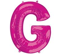 Amscan 3541401 S/Shape: Letter 'G' Pink